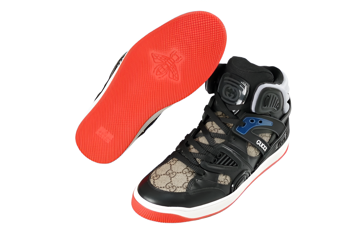 Gucci 🖤 Men's Black High-Top GG Sneakers