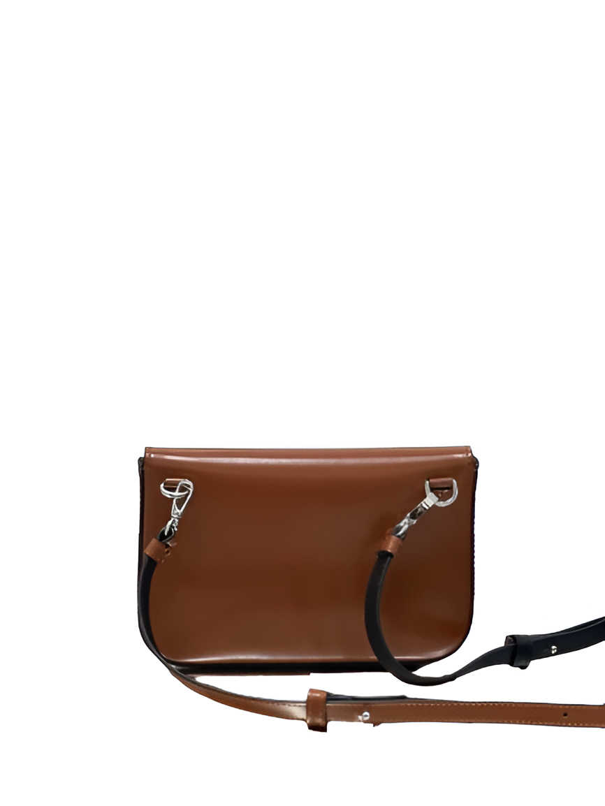 Prada Brown Leather Crossbody Bag