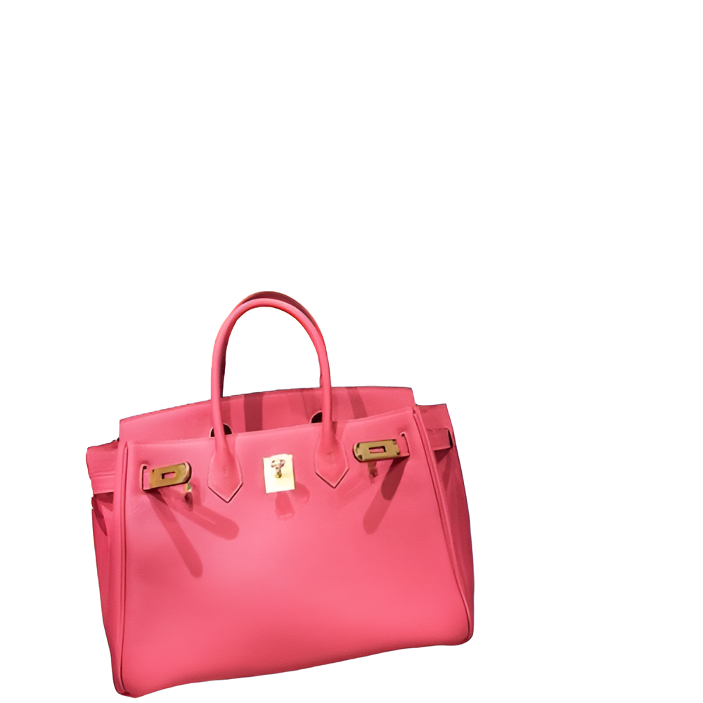 Premium Hermes-Inspired Pink Tote Bag