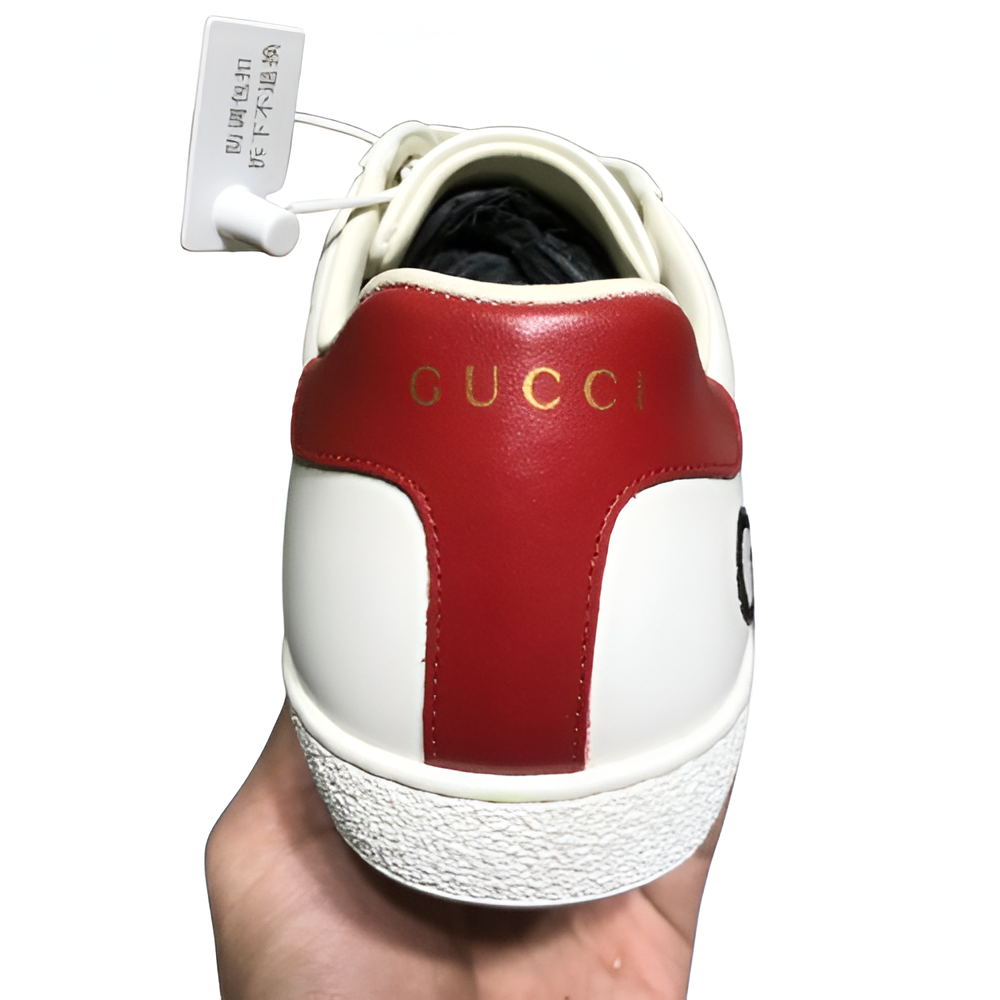 Gucci  Men's White Ace Stripe Sneakers
