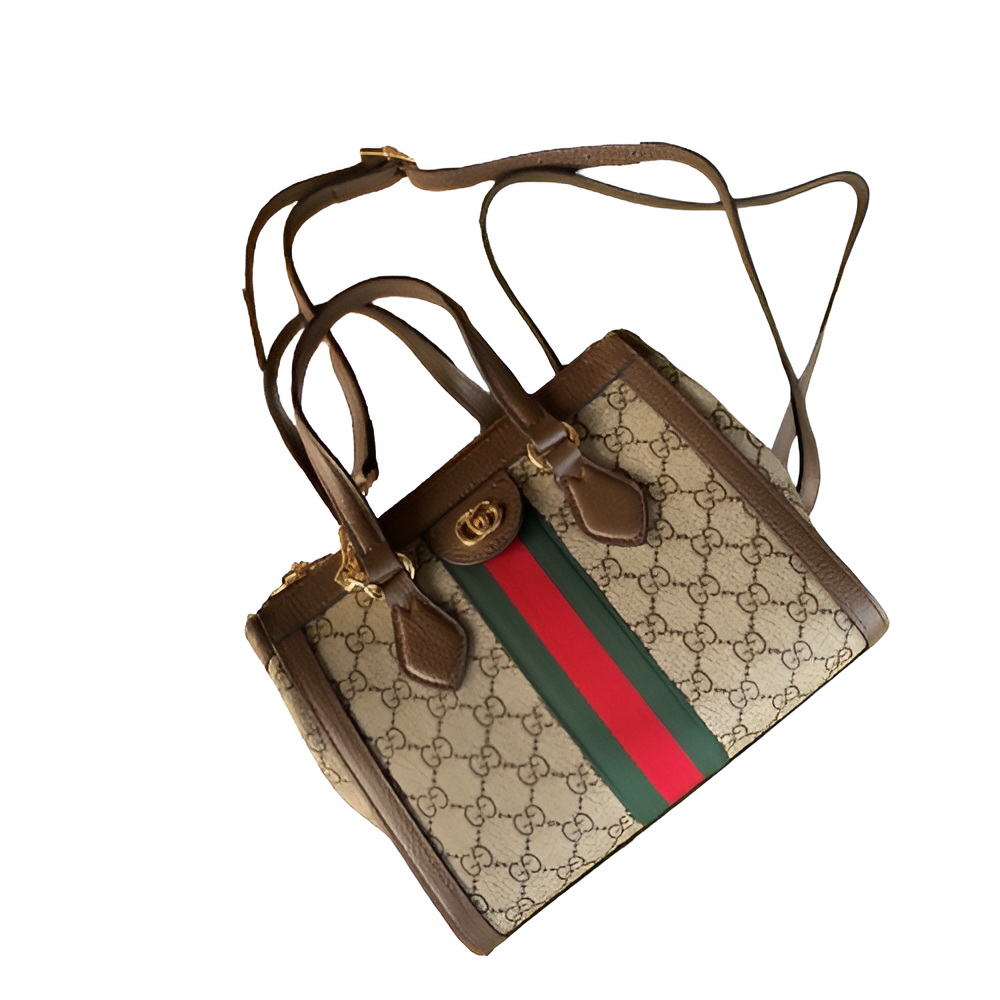 GUCCI GG Supreme Canvas Tote Bag