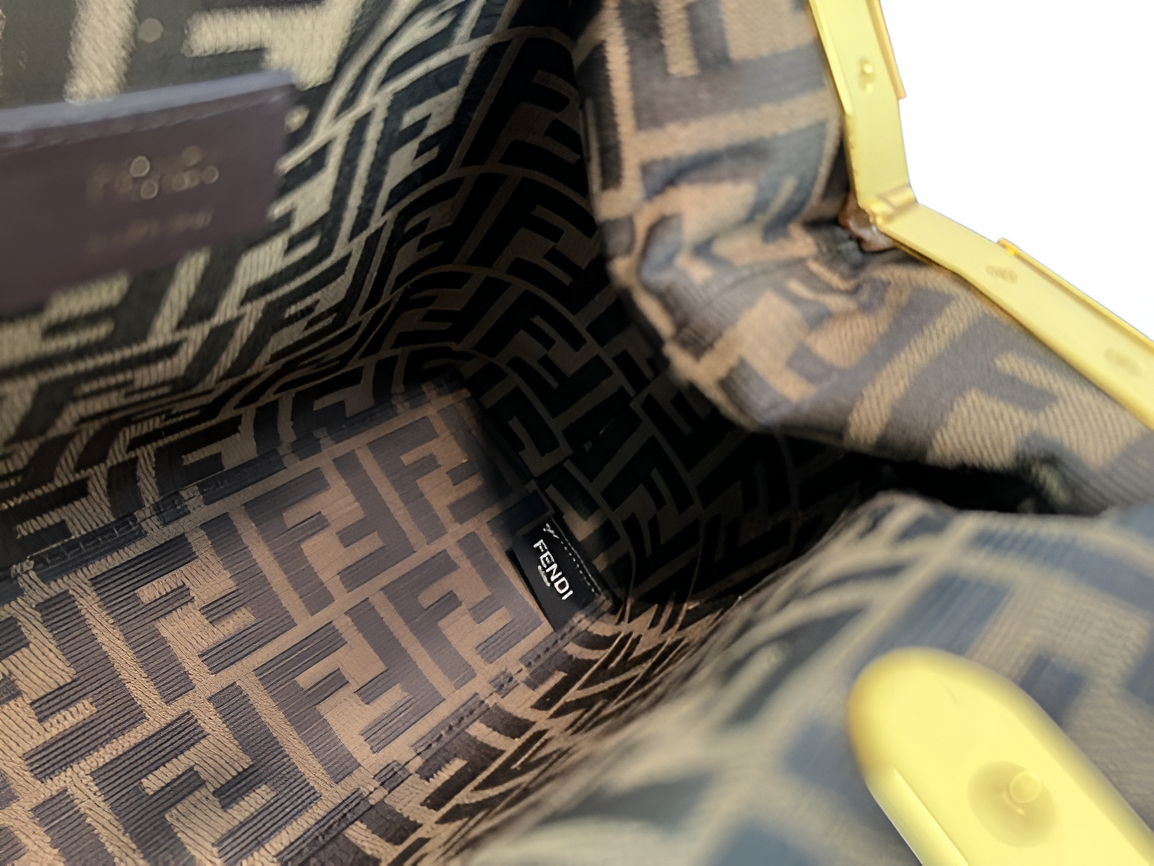 Fendi Tan Leather Handbag