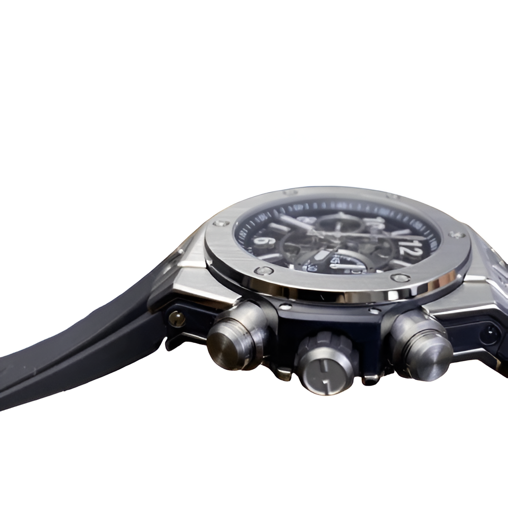 Hublot Silver Skeleton Dial Chronograph Men's Watch