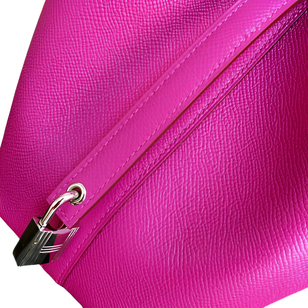 Premium Hermes-Inspired Pink Bucket Bag
