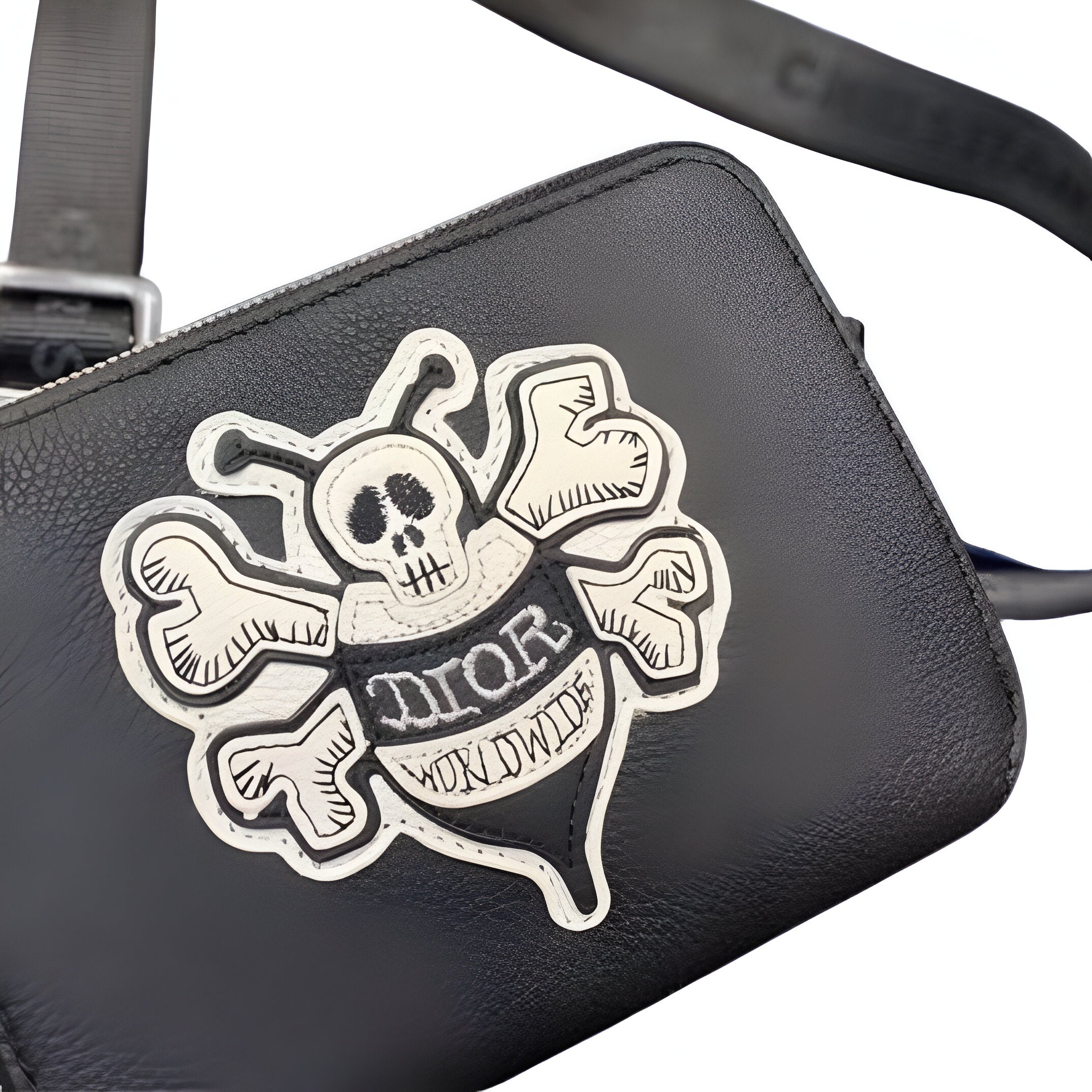 Dior Skull Patch Crossbody Bag