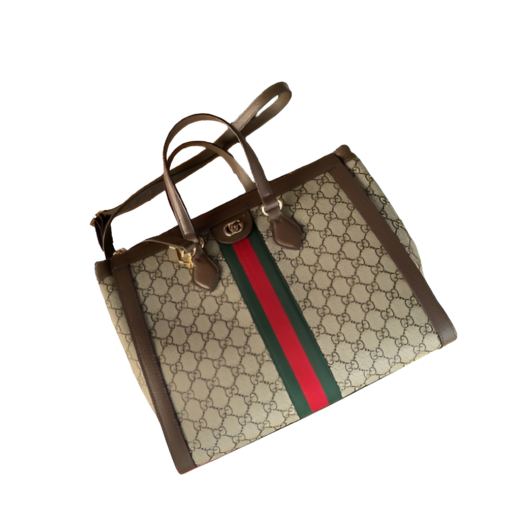 GUCCI GG Supreme Canvas Travel Tote Bag