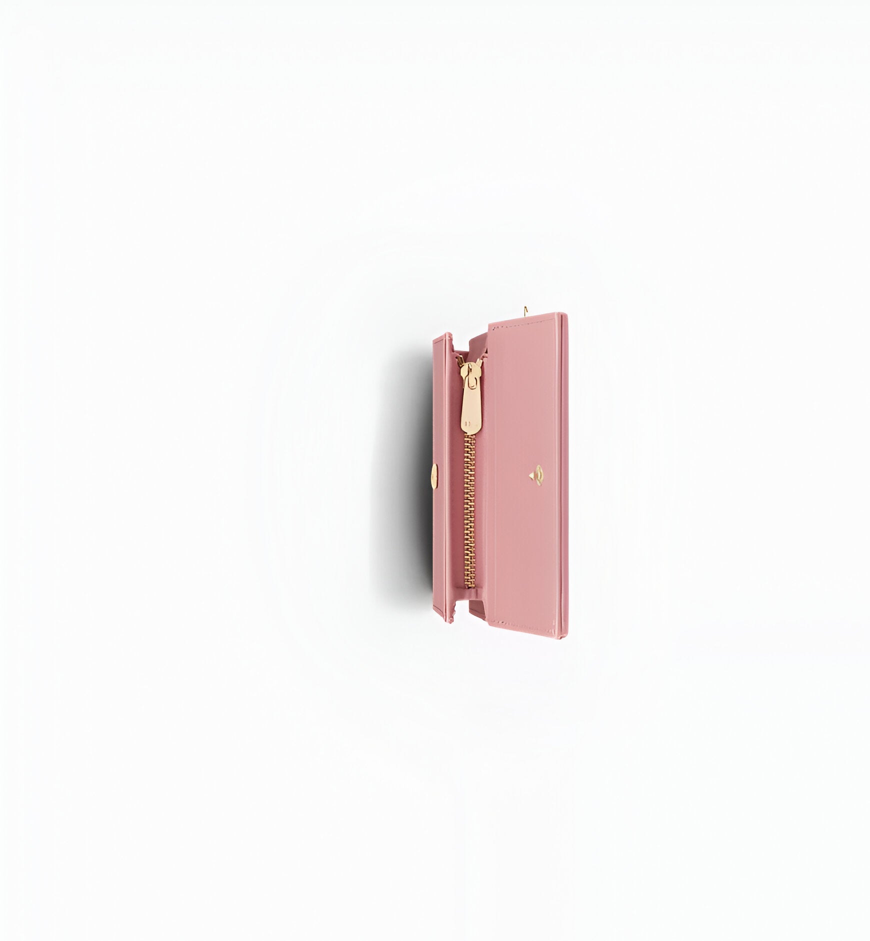 Dior Blush Pink Quilted Leather Card Holder