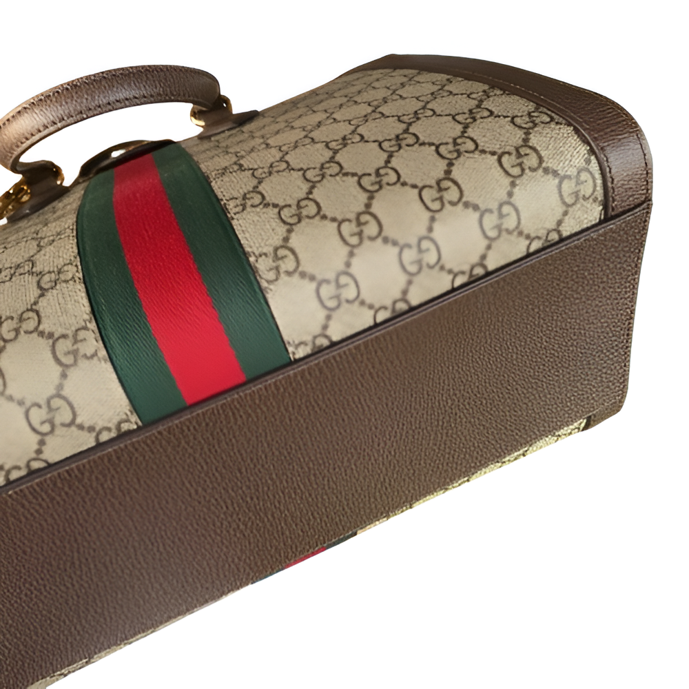 GUCCI GG Supreme Canvas Travel Tote Bag