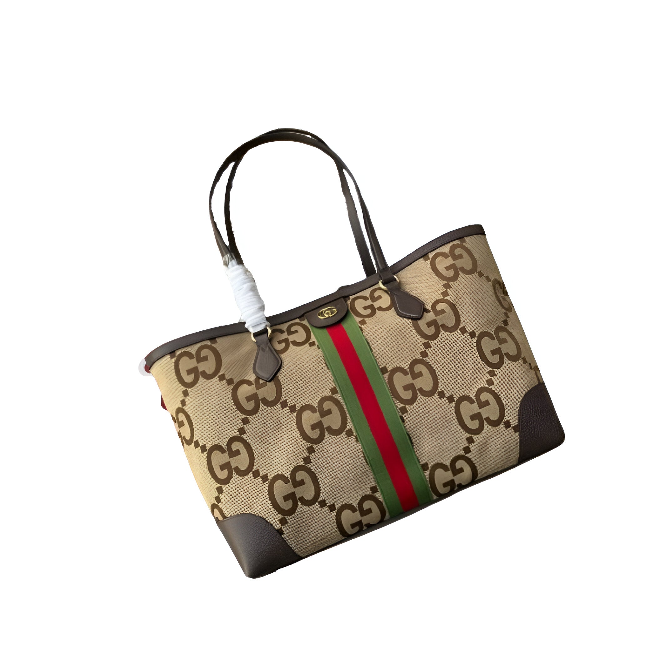 GUCCI Oversized GG Supreme Canvas Tote Bag