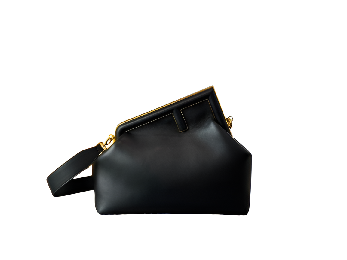 Fendi Black Leather Handbag