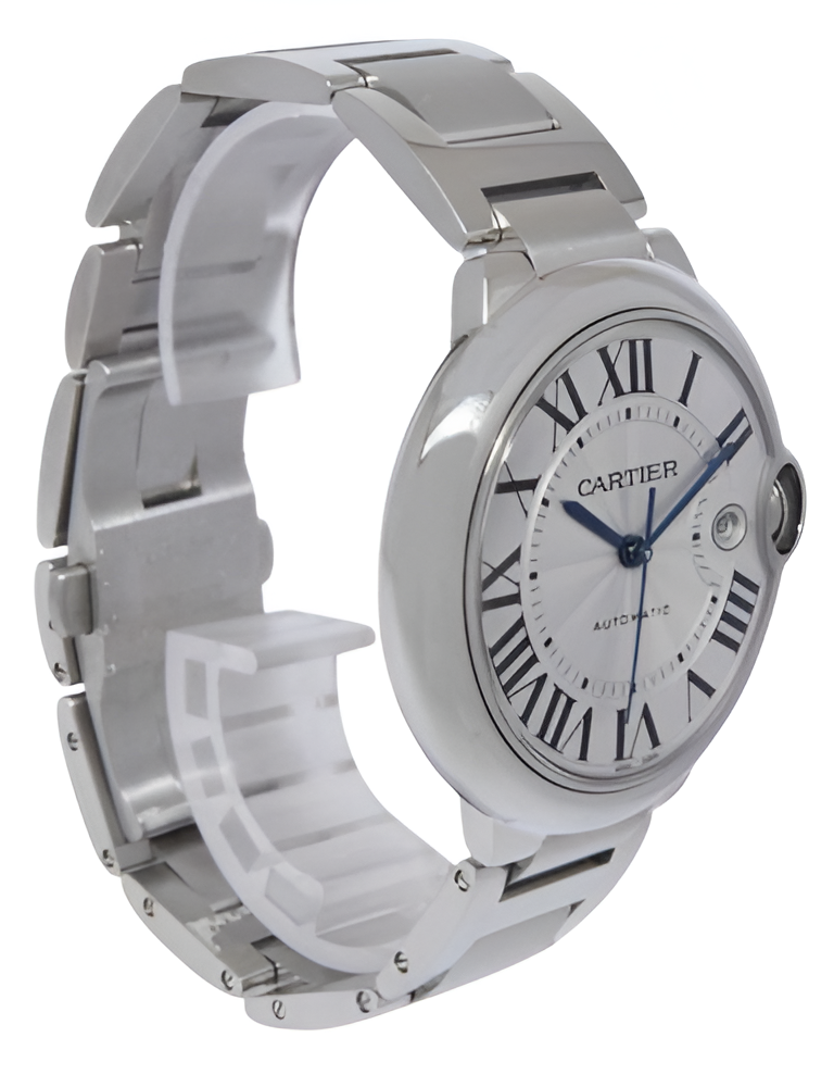 Cartier Ballon Bleu Stainless Steel Men's Watch with Date