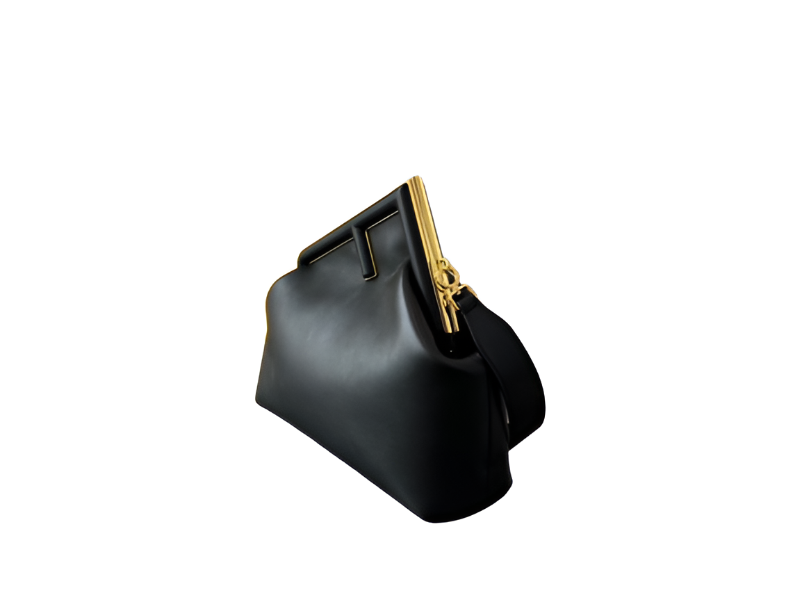 Fendi Black Leather Handbag