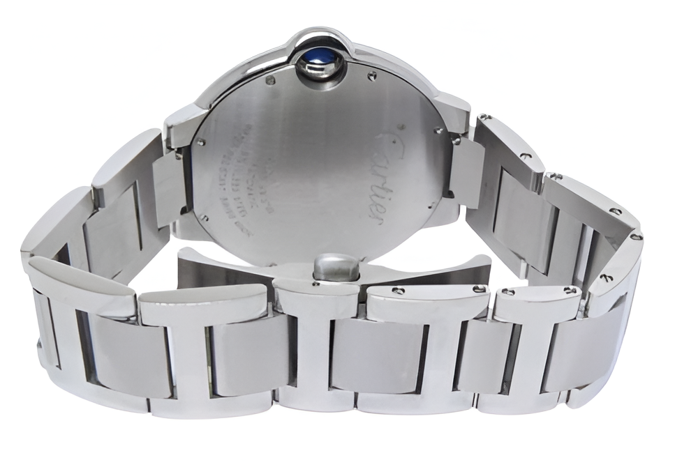 Cartier Ballon Bleu Stainless Steel Men's Watch with Date