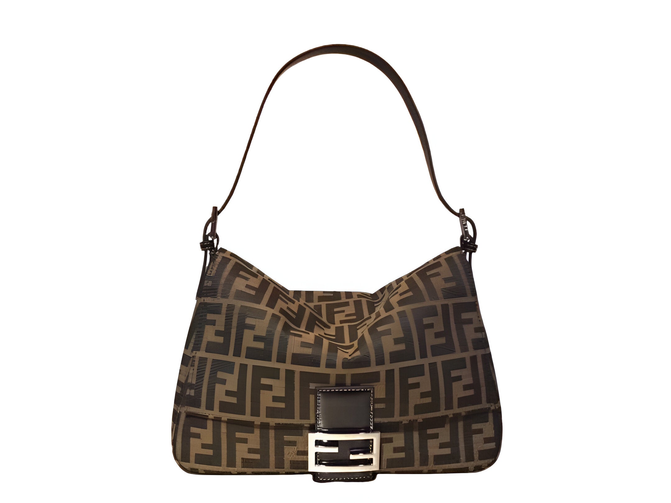 Fendi Brown Monogram Shoulder Bag