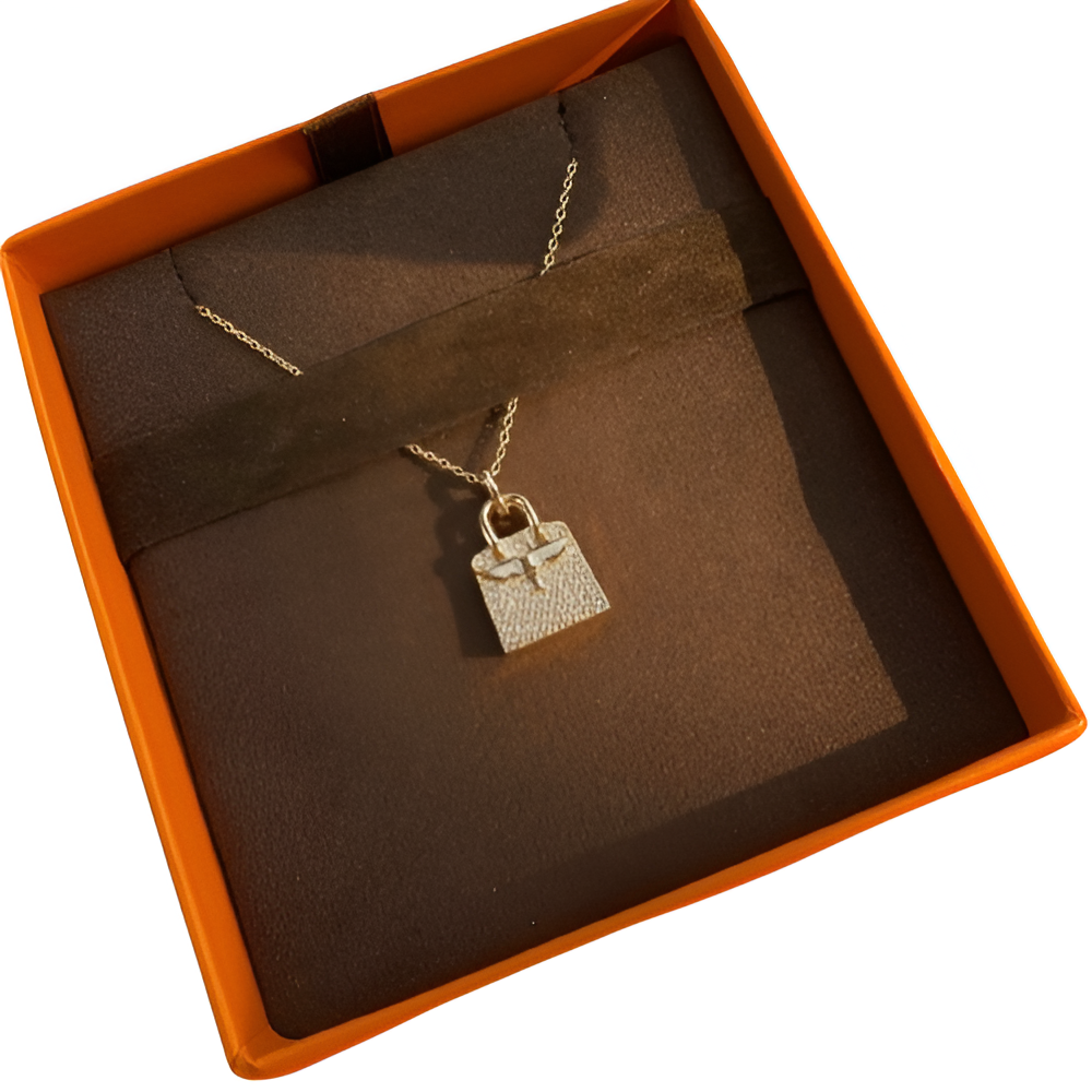 HERMES Designer Bag Pendant Necklace Collection