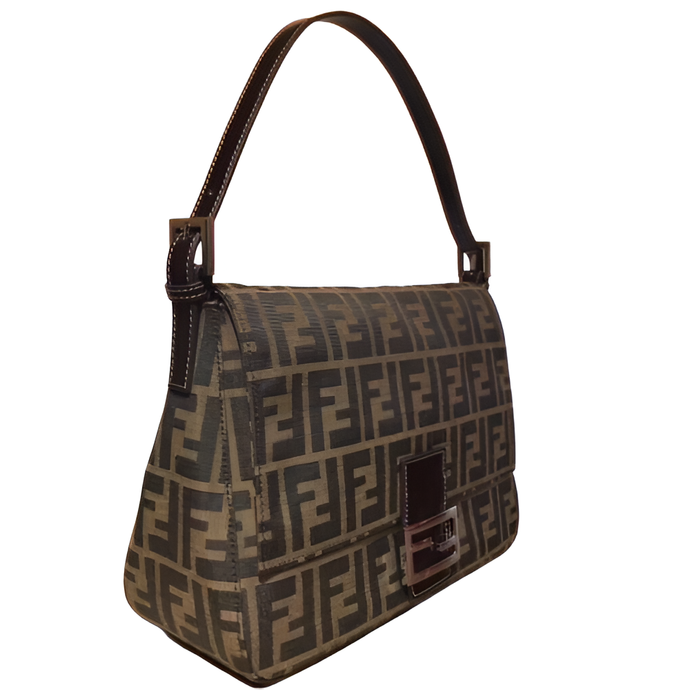 Fendi Brown Monogram Shoulder Bag