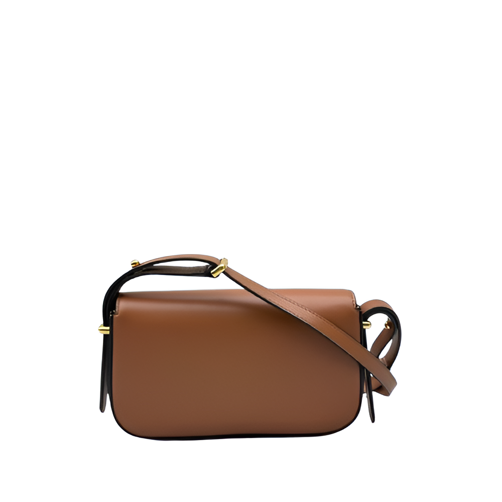 Prada Brown Leather Crossbody Bag