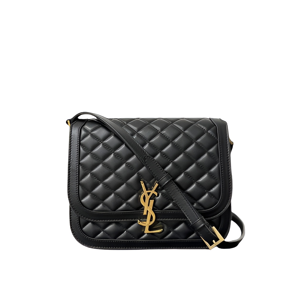 YSL Black Quilted Shoulder Bag