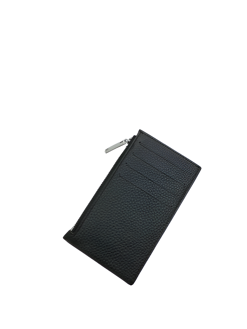 Dior Black Leather Zip Pouch.