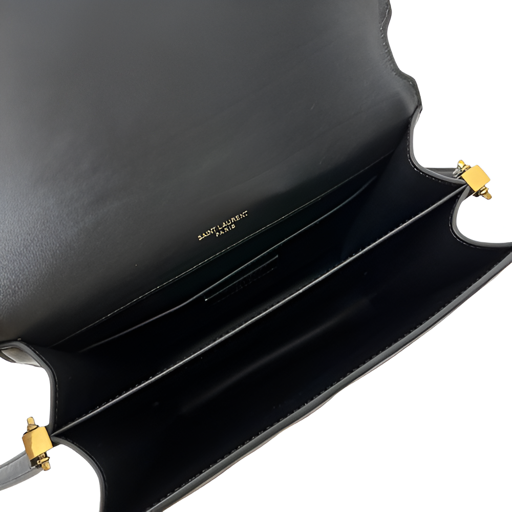 YSL Black Quilted Shoulder Bag