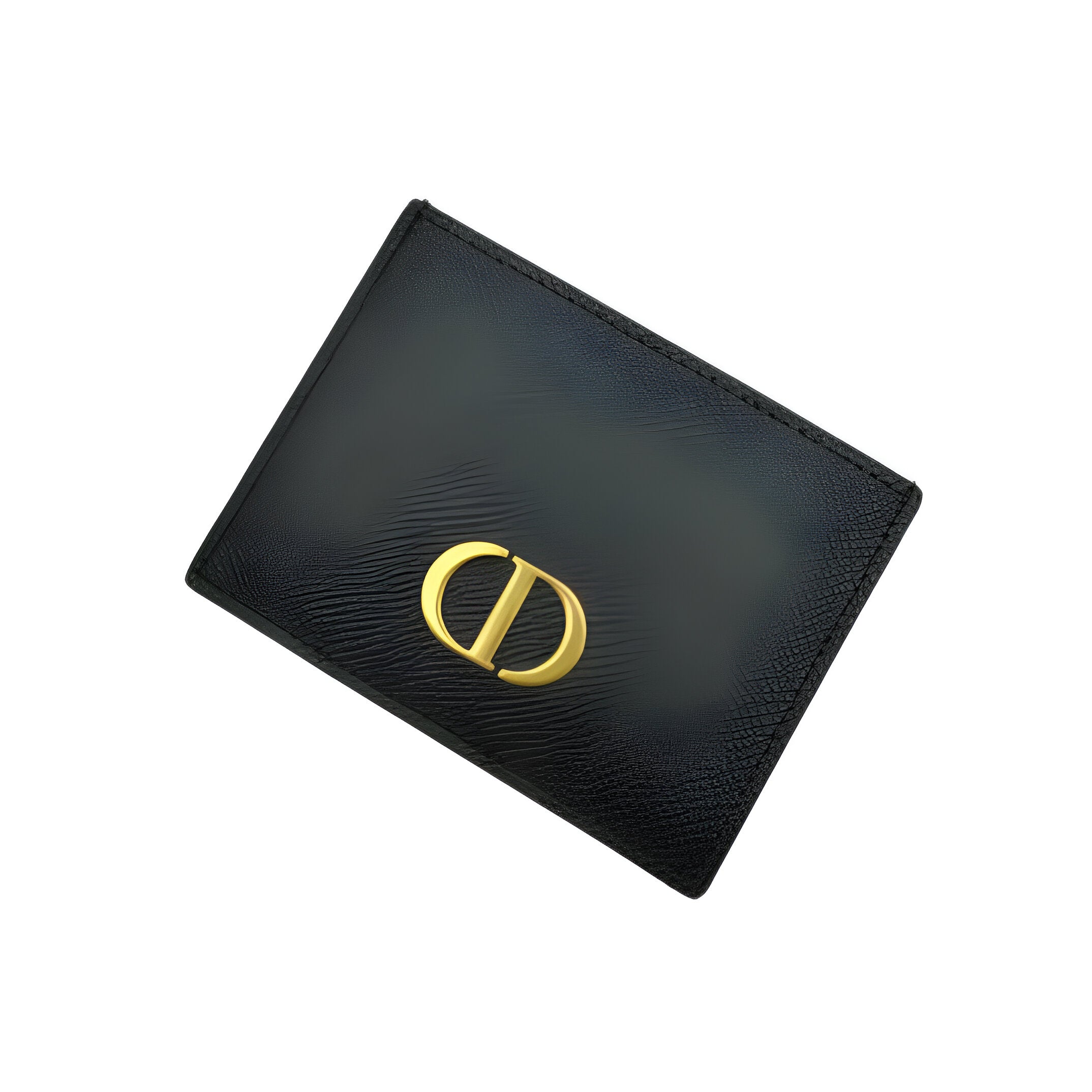 Dior Black Leather Card Holder