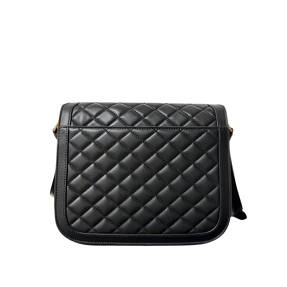 YSL Black Quilted Shoulder Bag