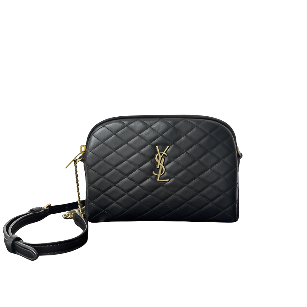 YSL Black Quilted Crossbody Bag