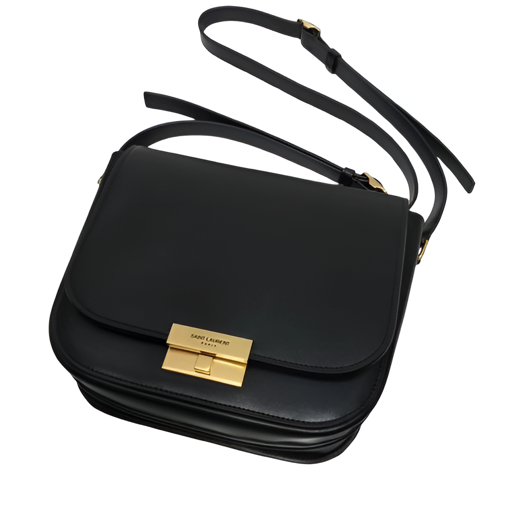 YSL Black Leather Crossbody Bag