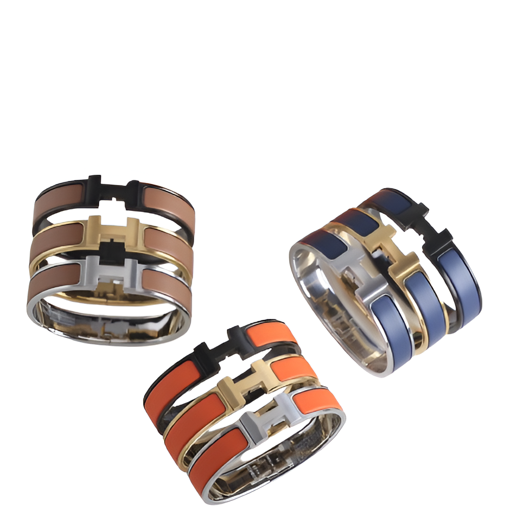 Triple-Layer H-Design Bracelet Collection