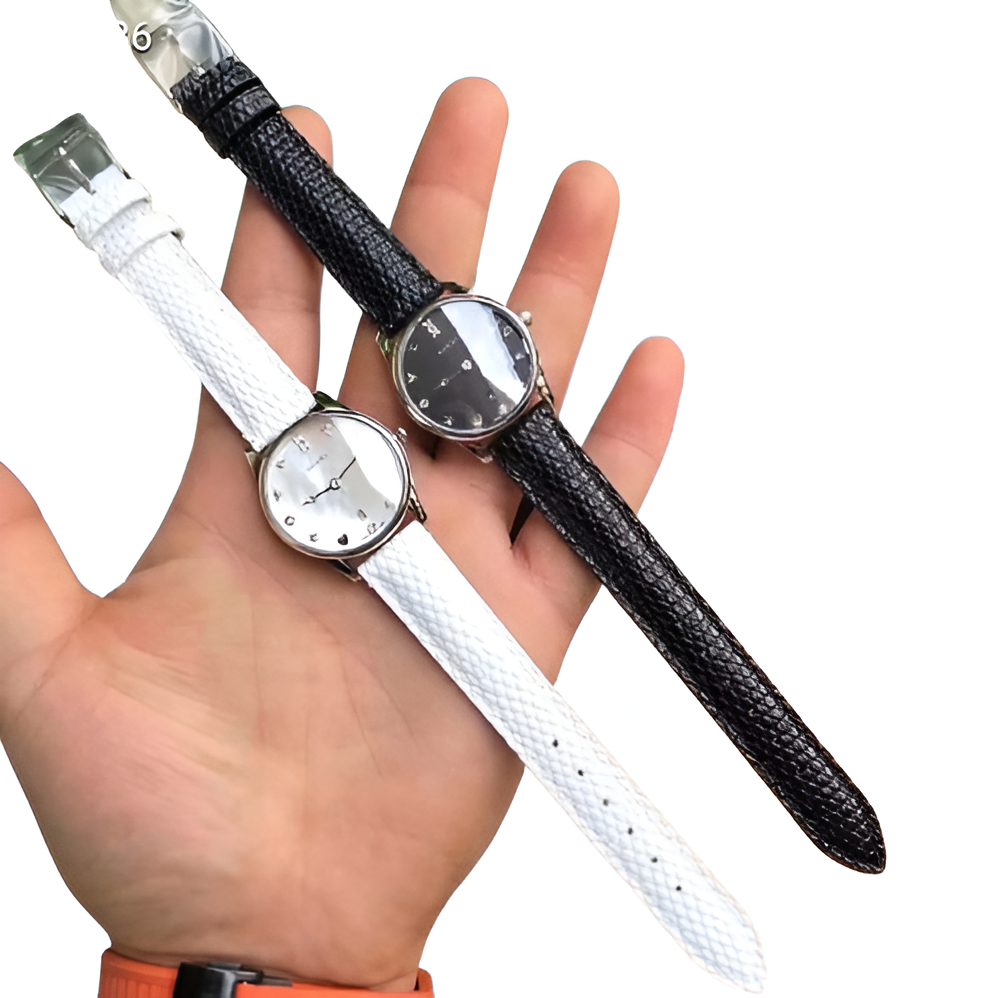Hermes Classic Duo Watch Set - Black & White Straps