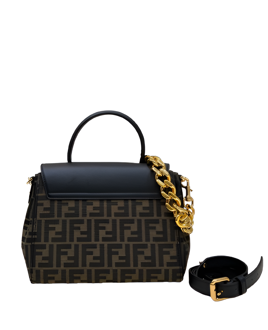 Fendi x Versace Medusa Chain Shoulder Bag