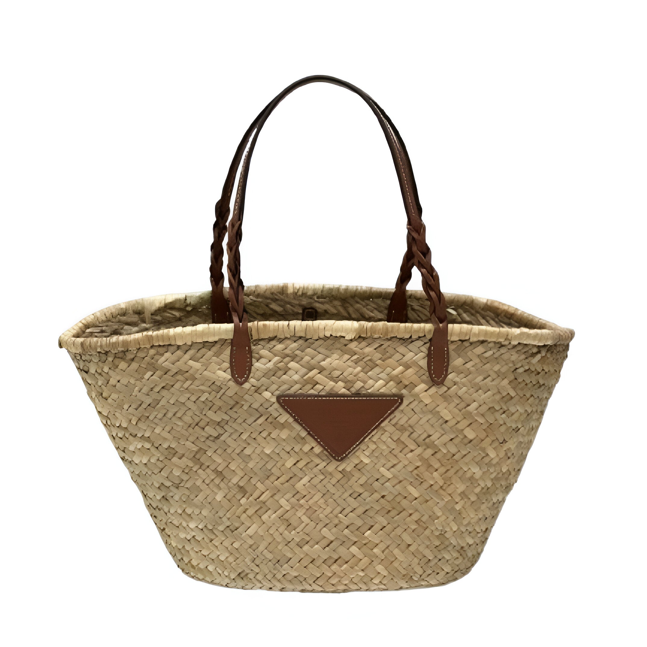 Prada Woven Straw Tote Bag
