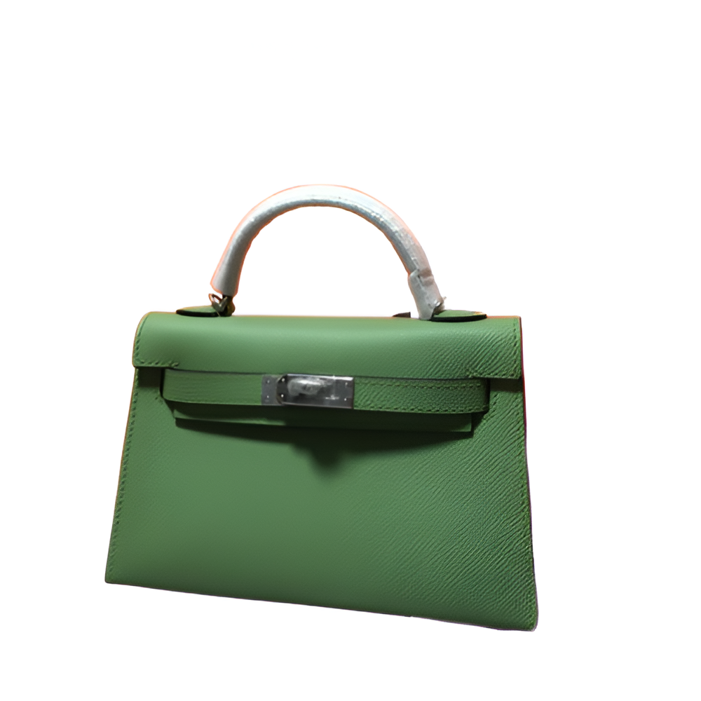 Premium Hermes-Inspired Green Handbag