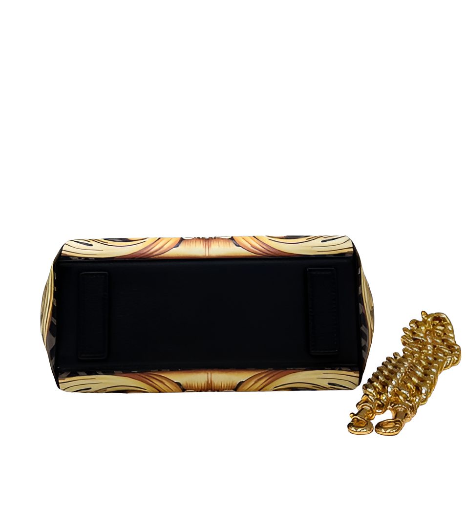 Fendi x Versace Gold Baroque Chain Bag