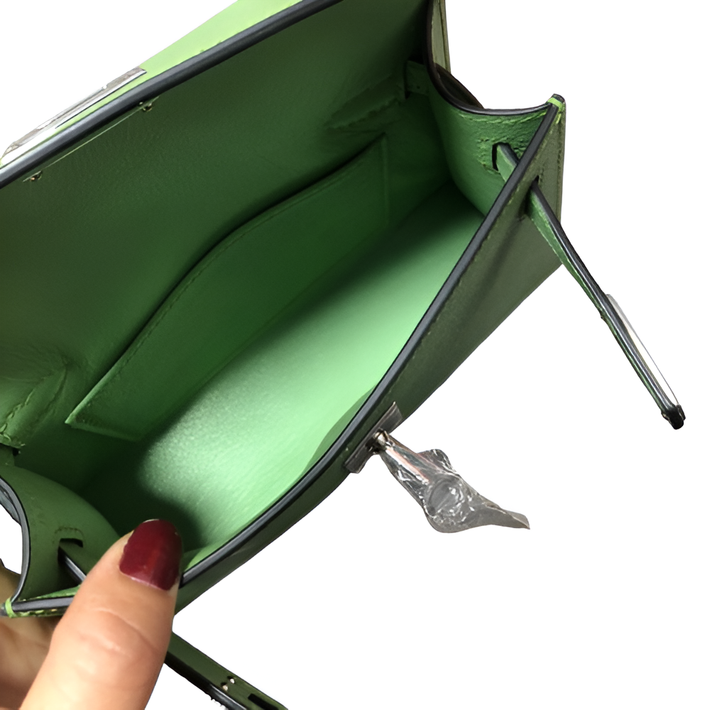 Premium Hermes-Inspired Green Handbag