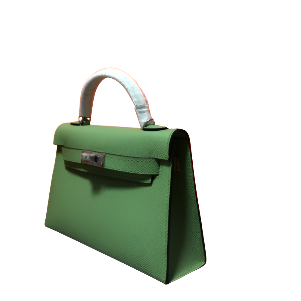 Premium Hermes-Inspired Green Handbag