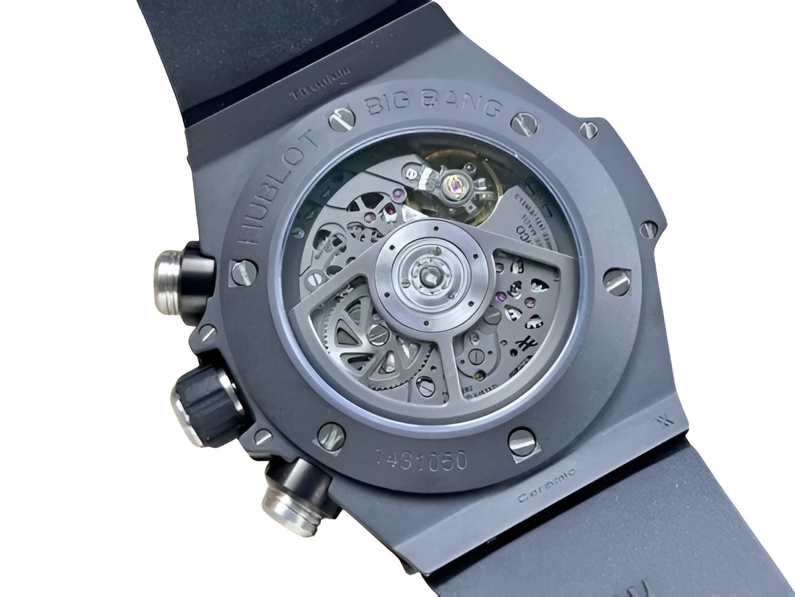 Hublot Grey Skeleton Dial Men's Chronograph Watch