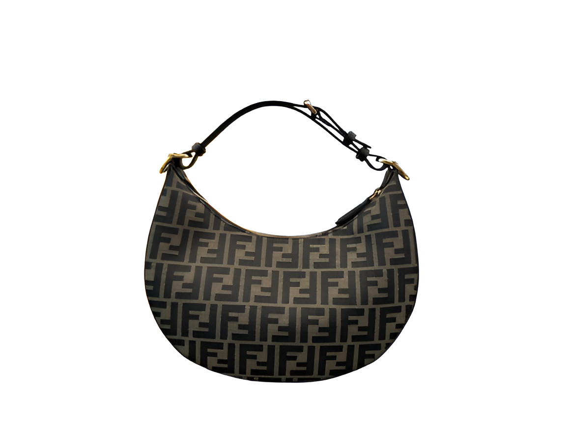 Fendi Hobo Bag with Monogram Print