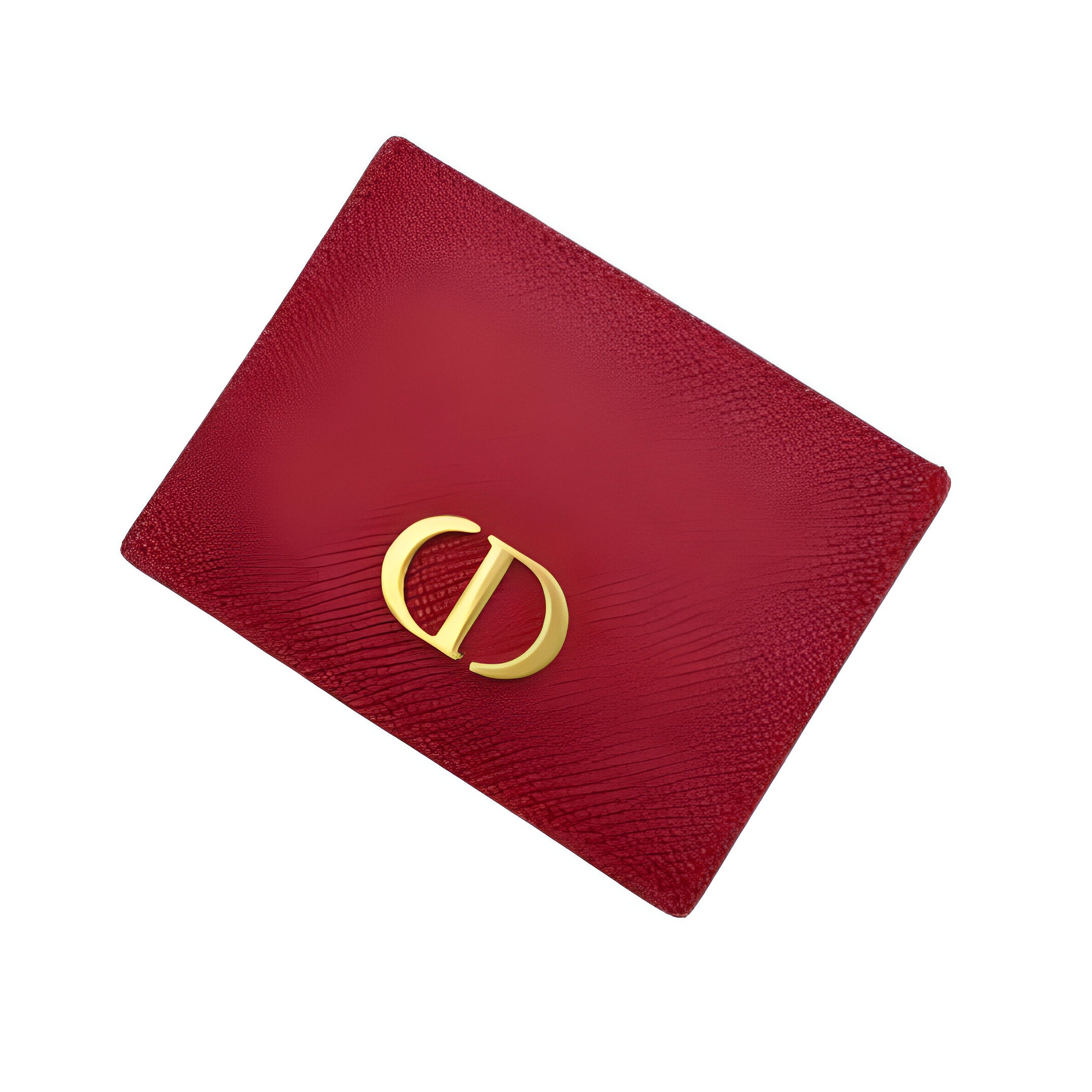 Dior Red Leather Card Holder