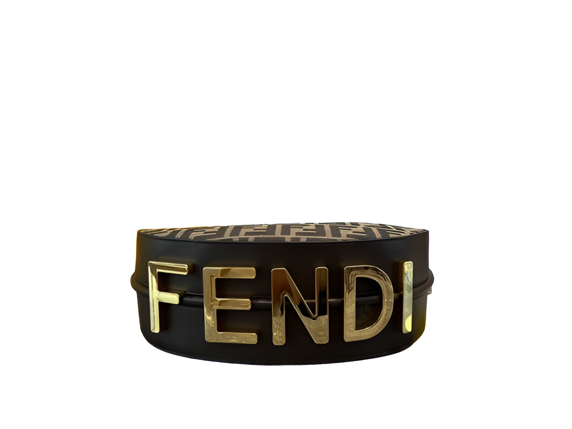 Fendi Hobo Bag with Monogram Print
