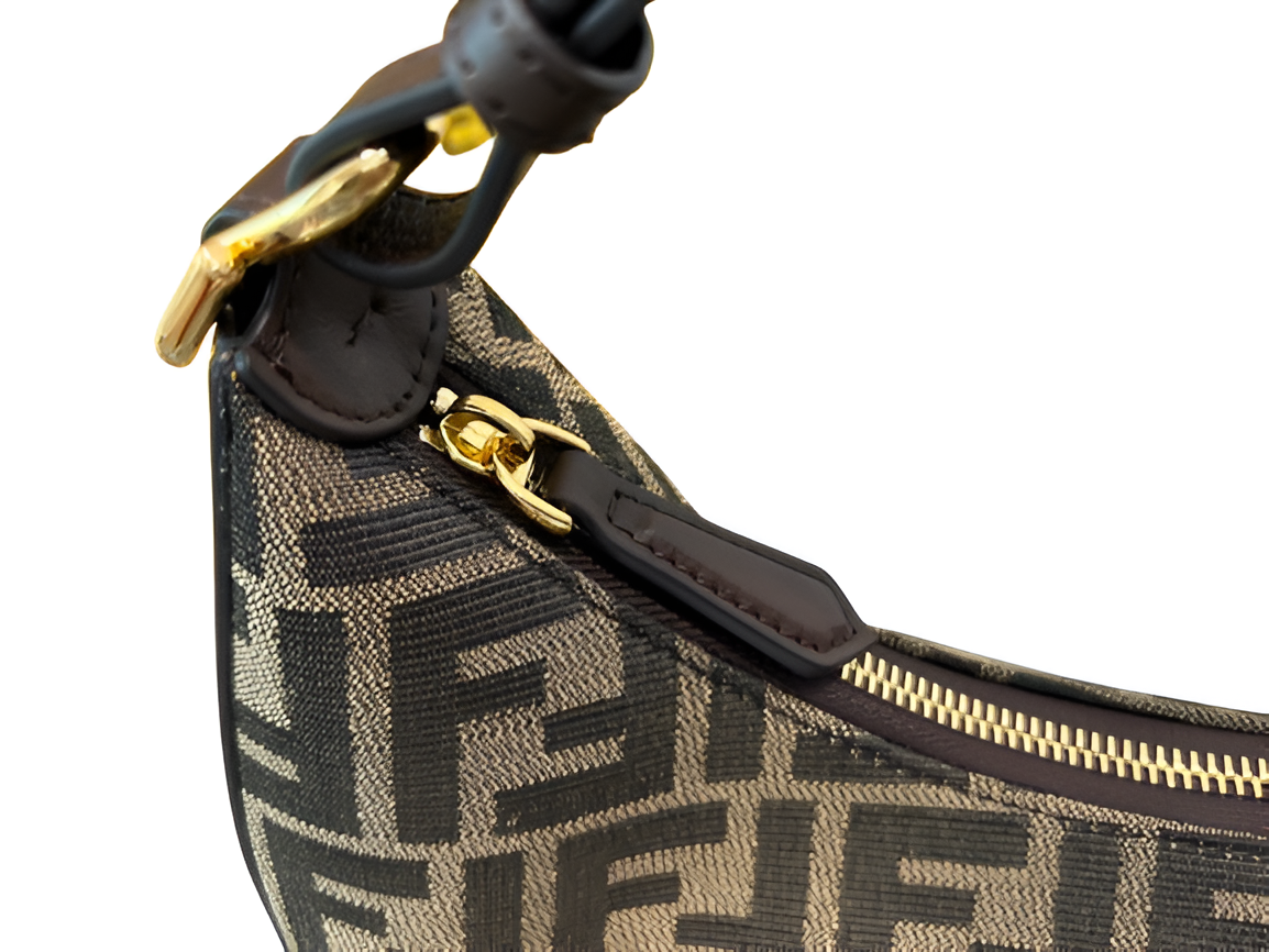 Fendi Hobo Bag with Monogram Print