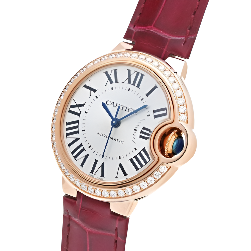 Cartier Ballon Bleu Rose Gold Diamond Watch