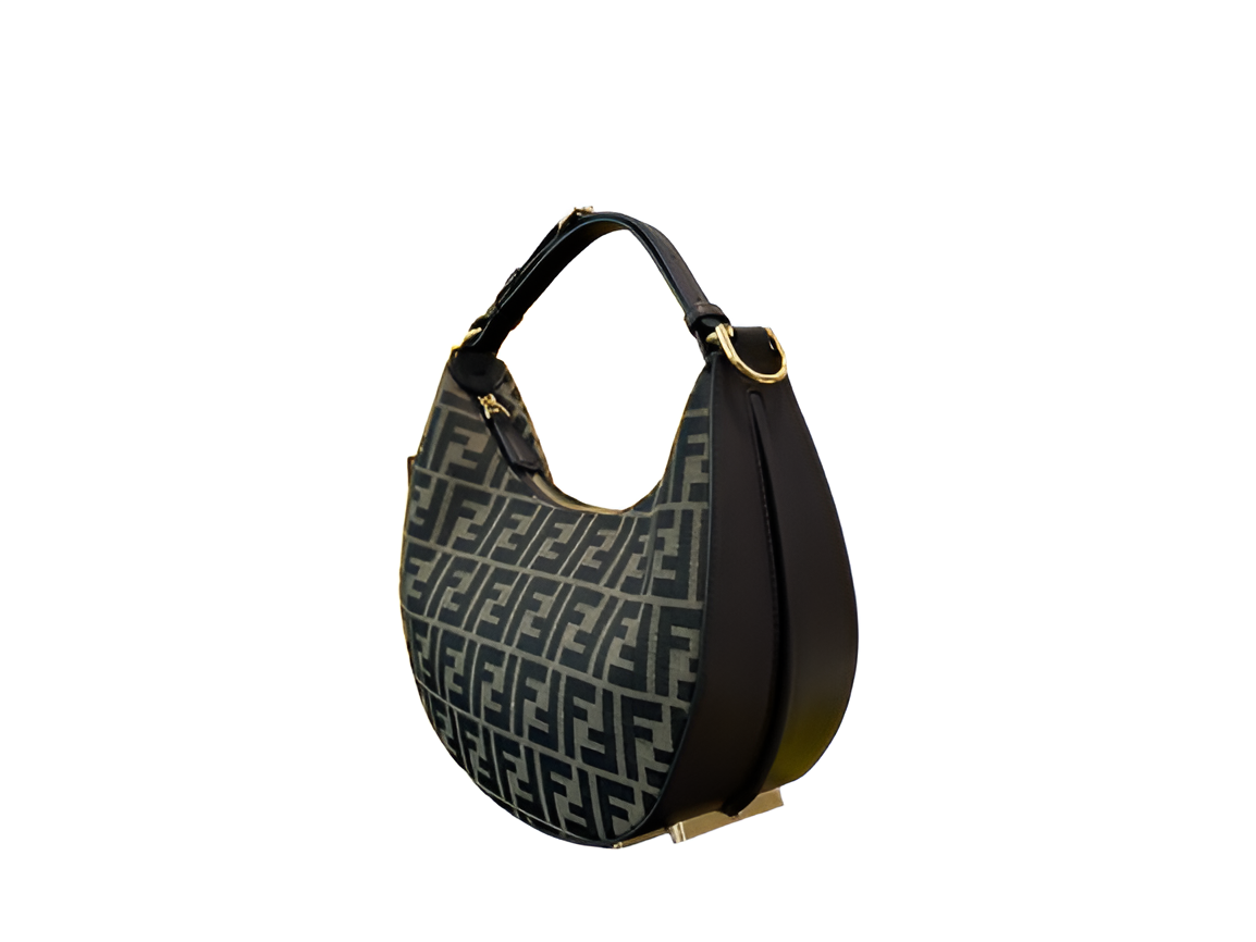 Fendi Hobo Bag with Monogram Print