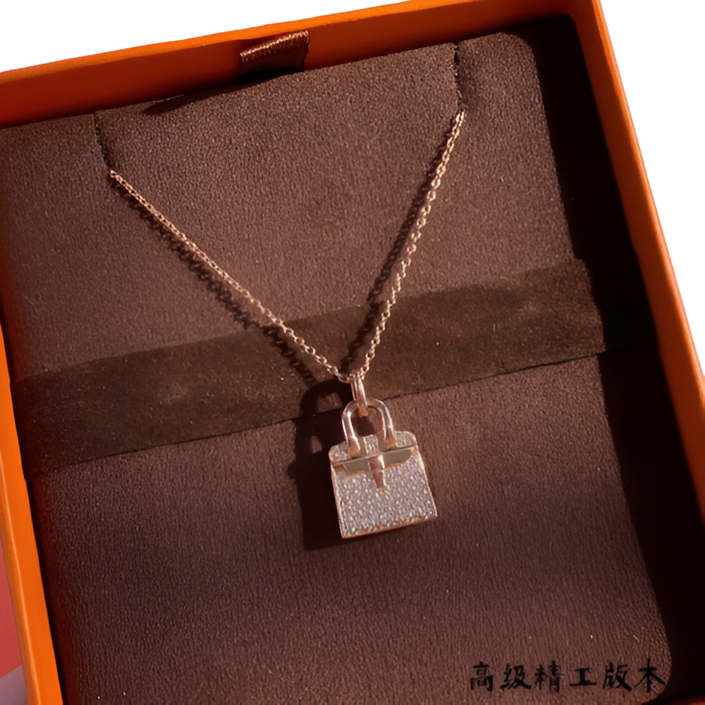 HERMES Designer Bag Pendant Necklace Collection