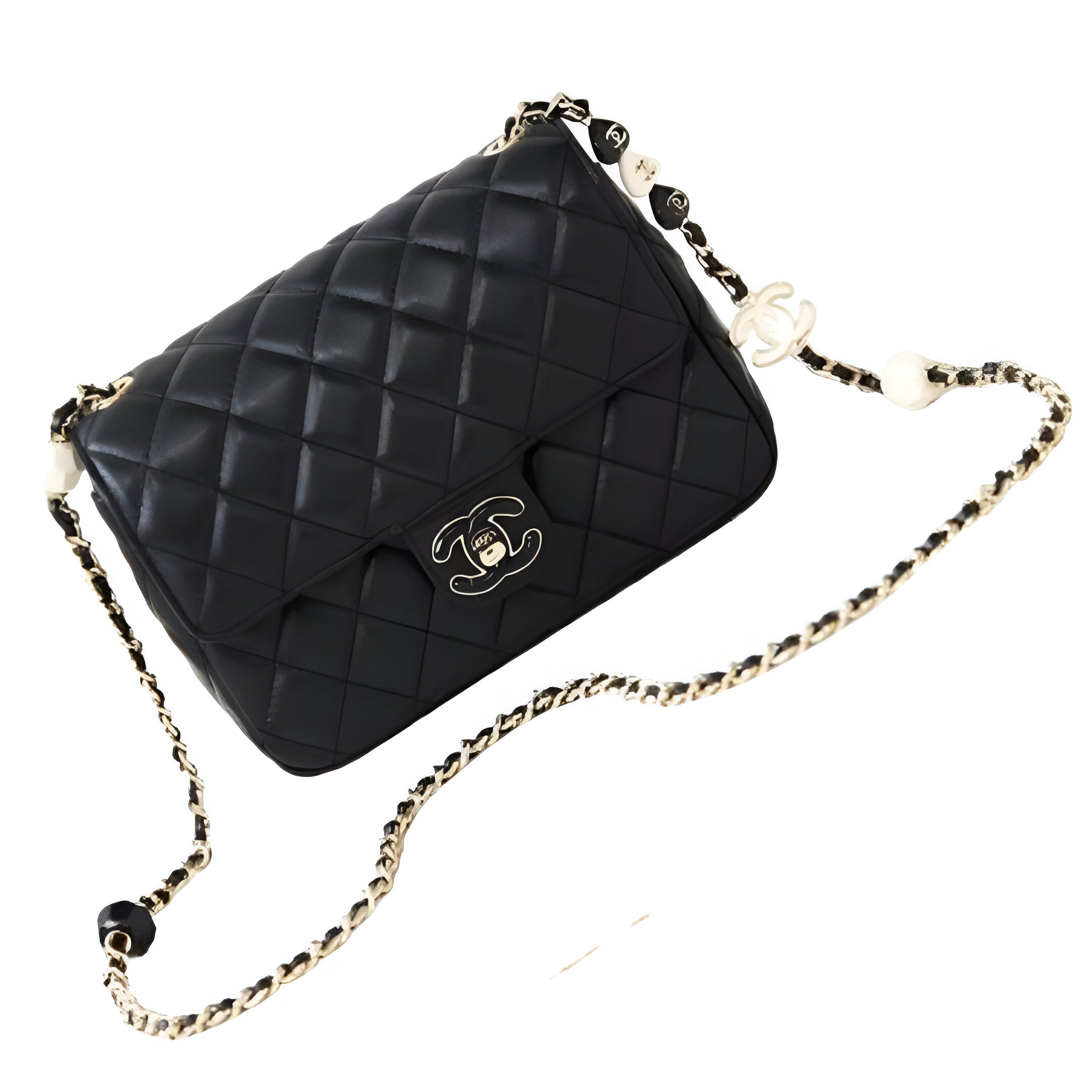 CHANEL Quilted Black Classic Flap Bag