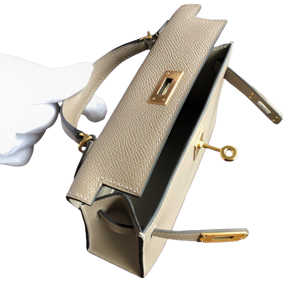 Premium Hermes-Inspired Beige Handbag
