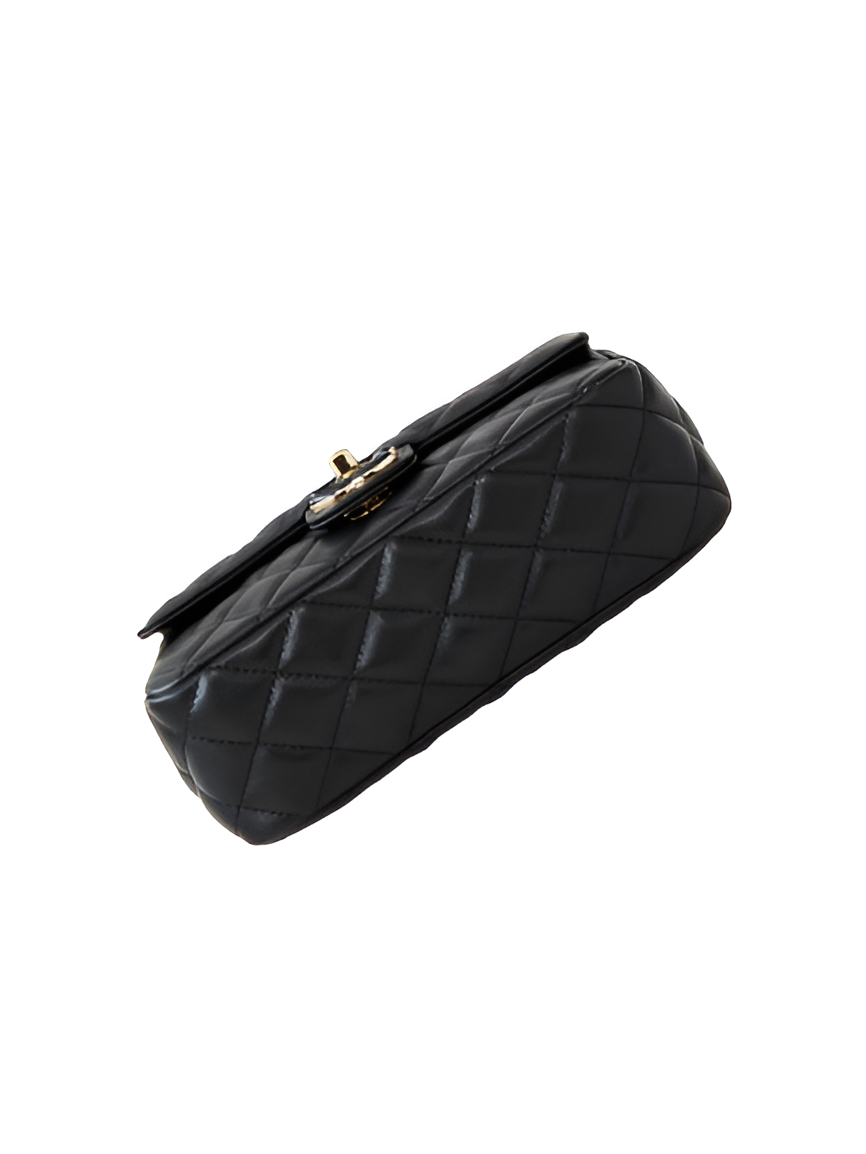 CHANEL Quilted Black Classic Flap Bag