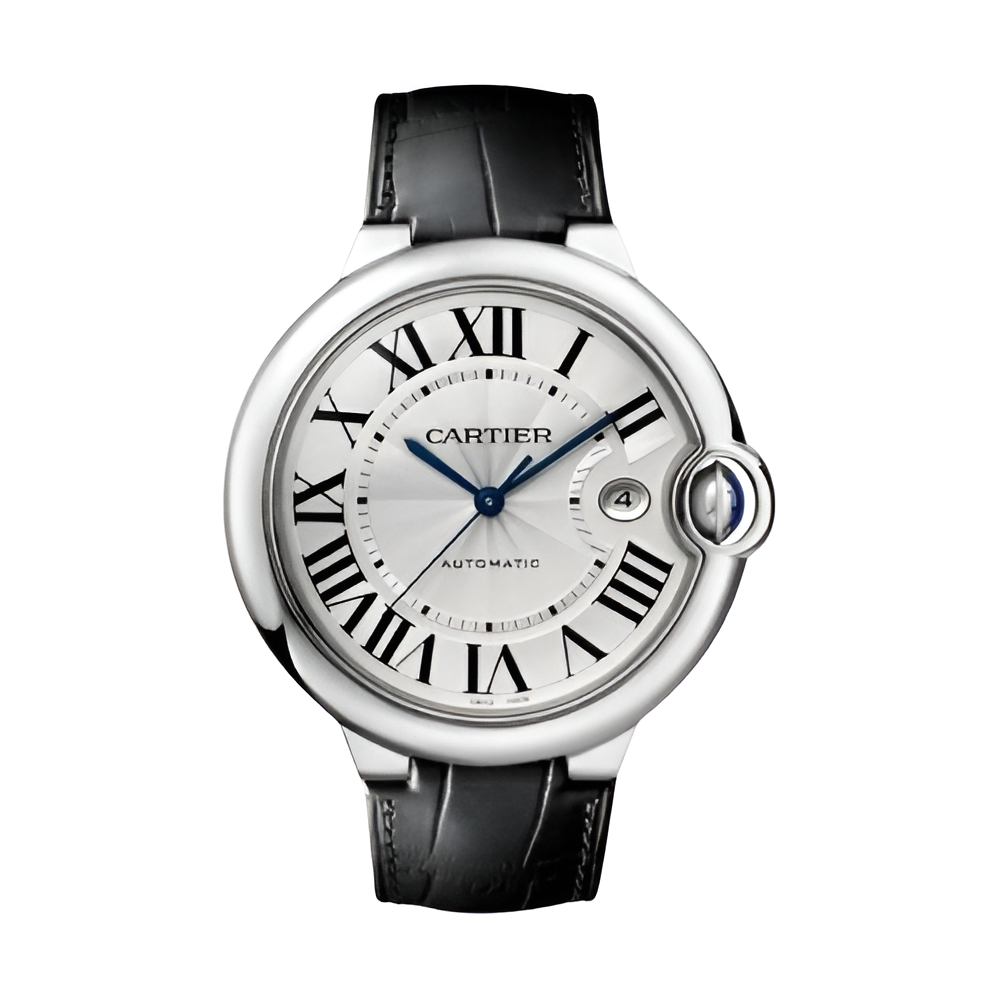 Cartier Ballon Bleu Stainless Steel Watch with Date