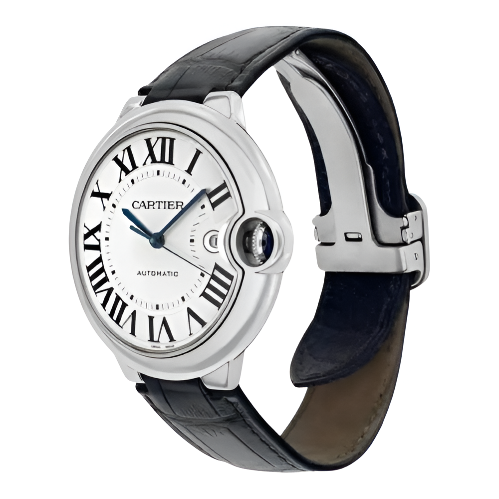 Cartier Ballon Bleu Stainless Steel Watch with Date