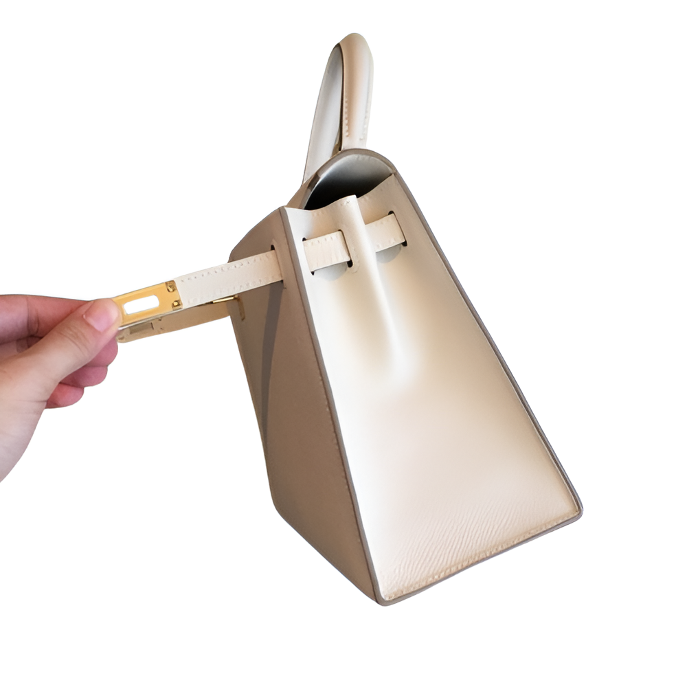 Premium Hermes-Inspired White Handbag